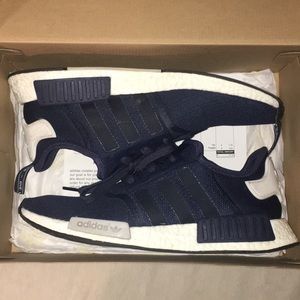 Navy Blue Adidas NMD R1 size 10.5